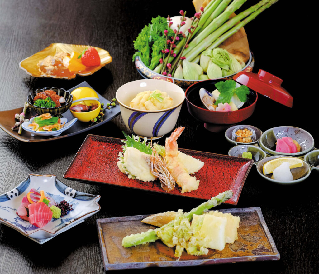 実演天ぷらランチ
<font size=2px>【期間】5月1日(木)～6月27日(金)</font>