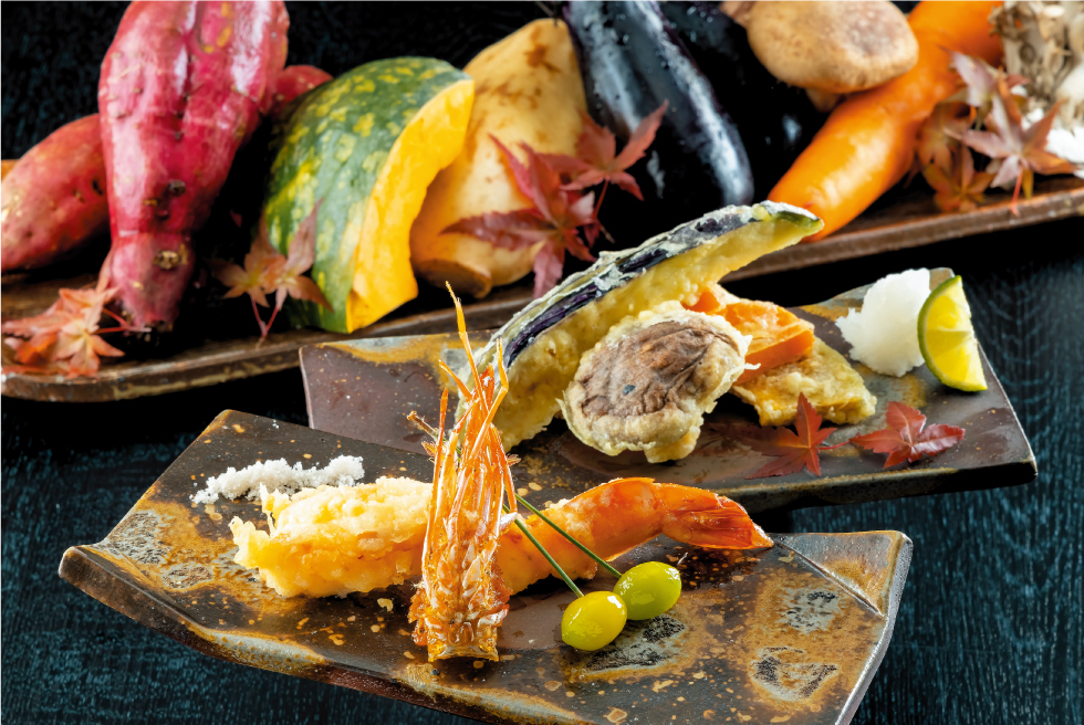 実演天婦羅ランチ
<font size=2px>【期間】9月4日(木)～10月31日(金)</font>