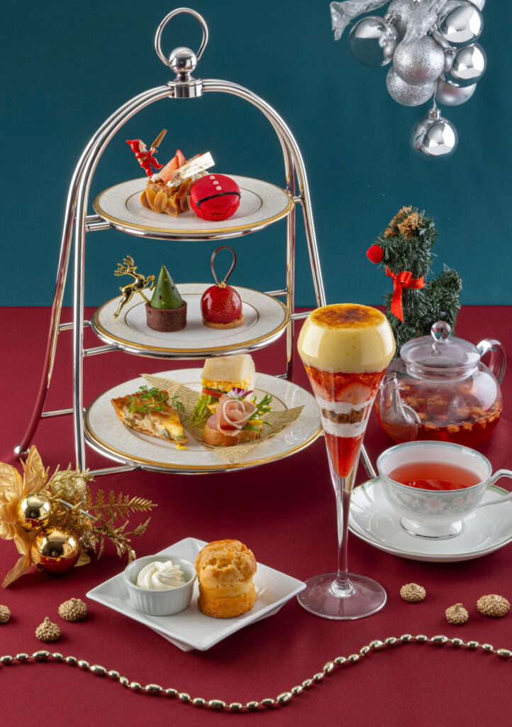 12月だけのクリスマス仕様の<br>アフタヌーンティー
