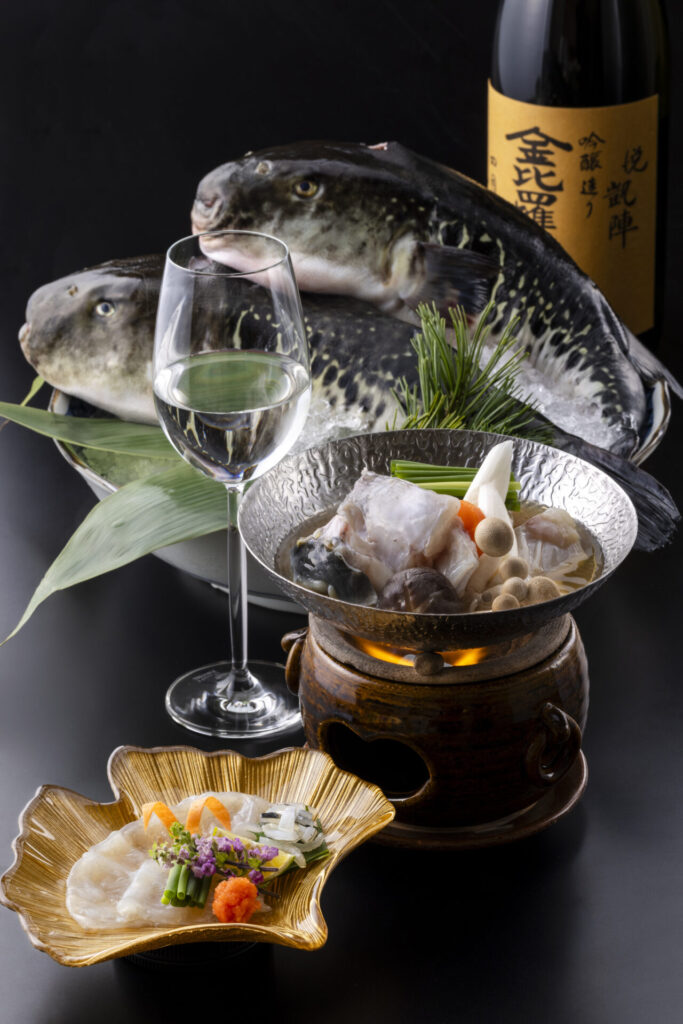 とらふぐ懐石と日本酒ペアリングプラン
<font size=2px>【期間】1月7日(水)～2月28日(土)</font>