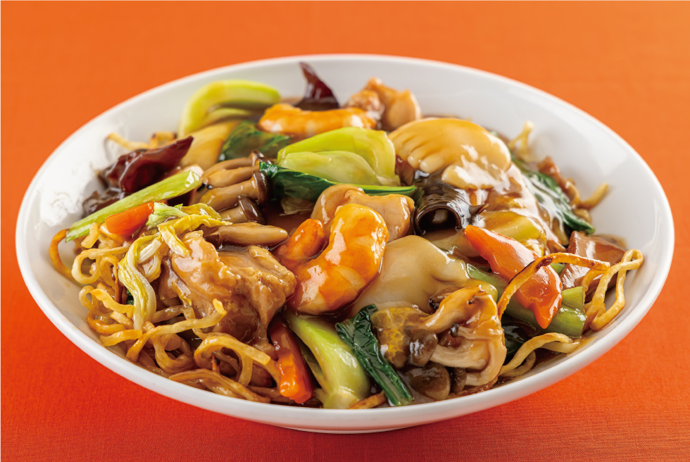 五目あんかけ焼きそば